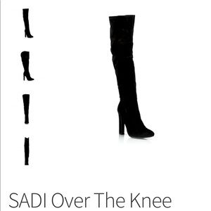 Black over the knee Boots